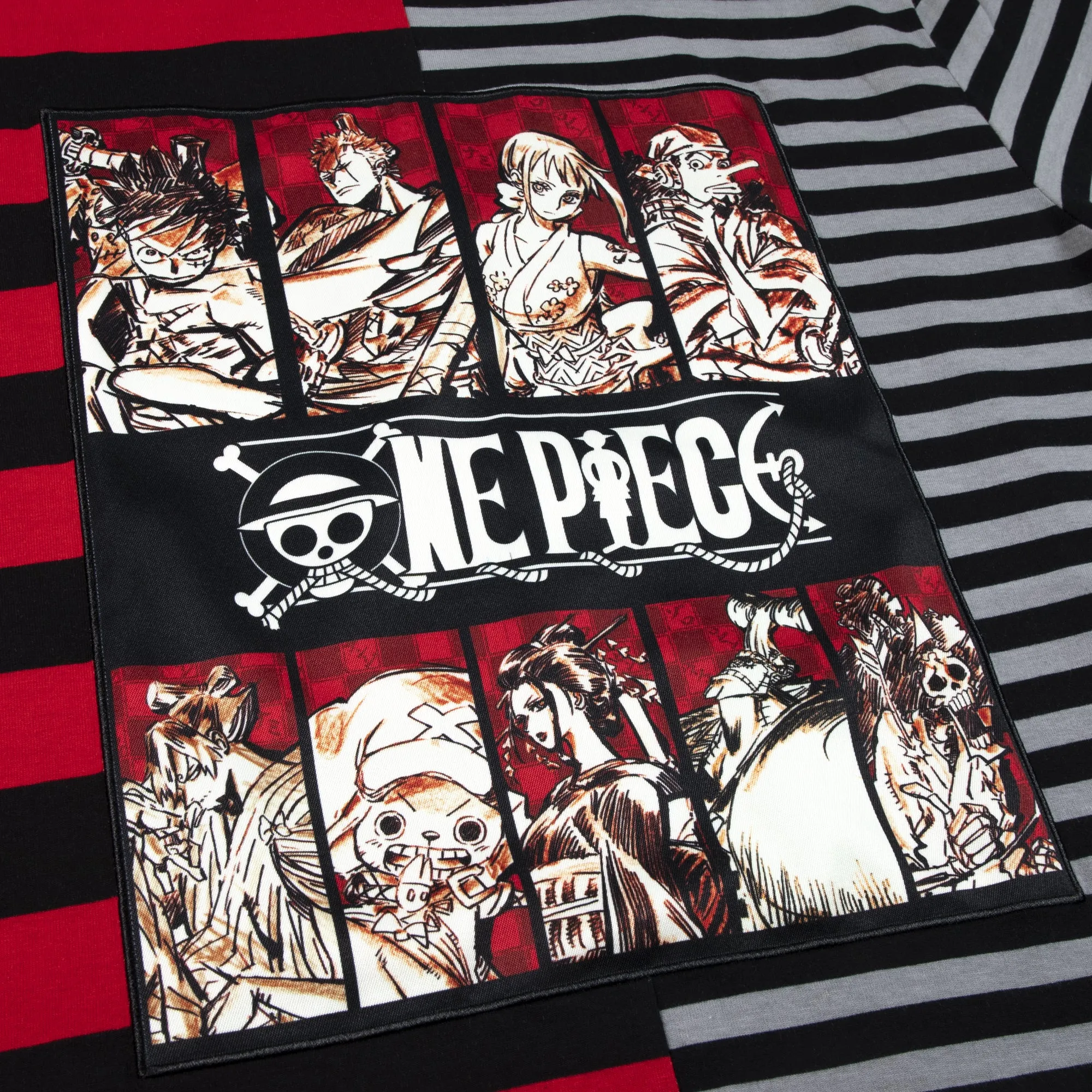 One Piece Group Split Tee