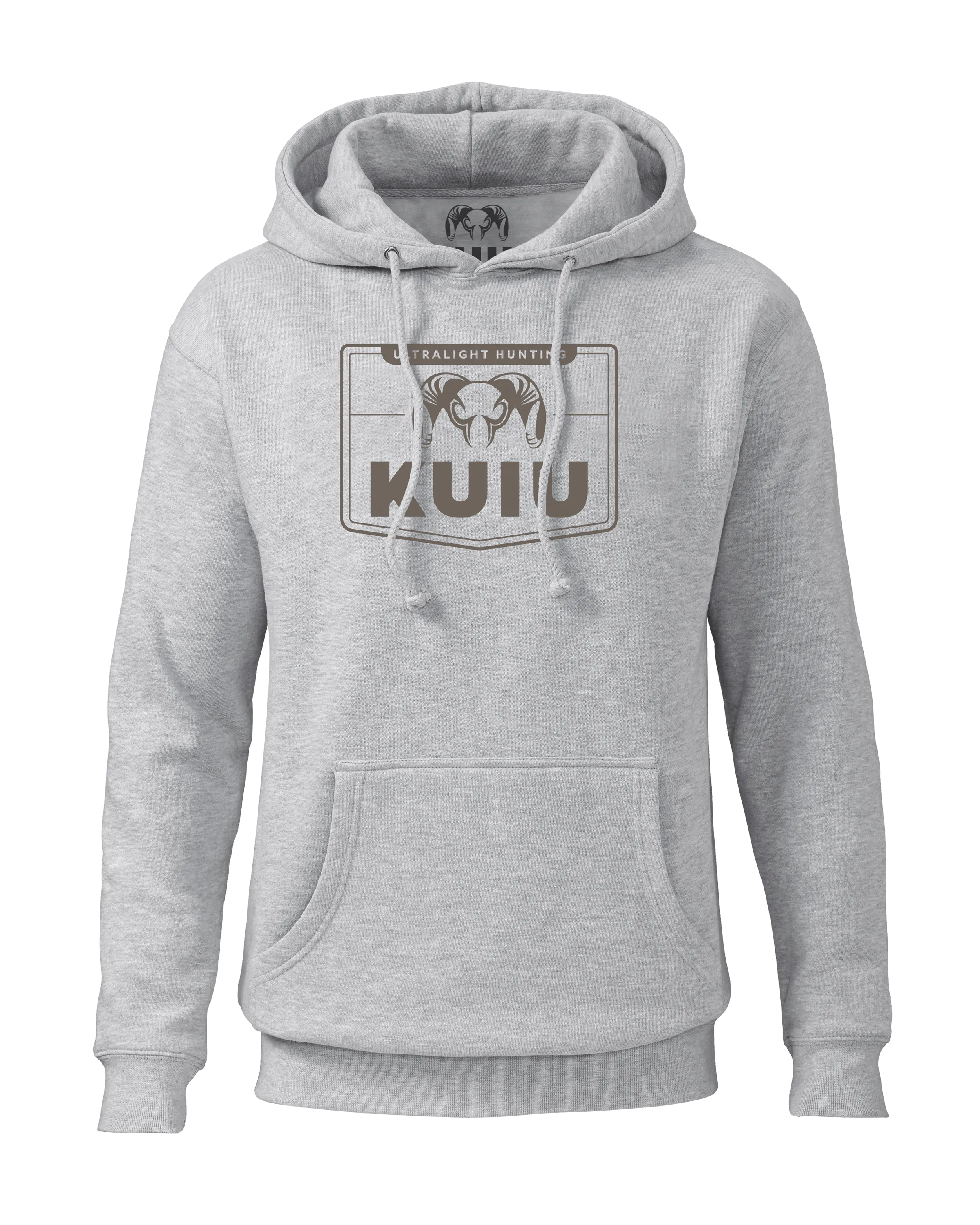 Outlet KUIU Logo Sign Hoodie | Heather Grey