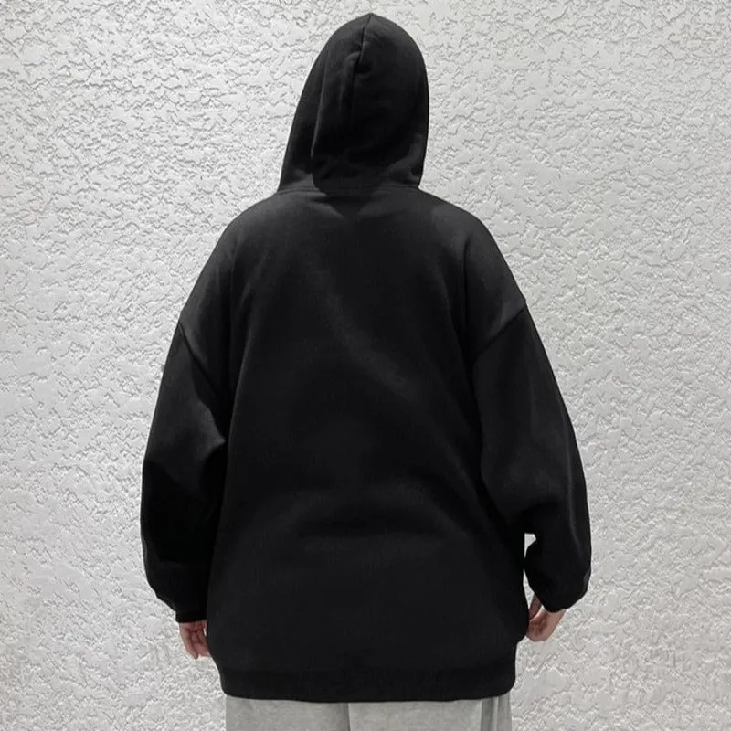 Oversized Lightweight Zip-Up Hoodie