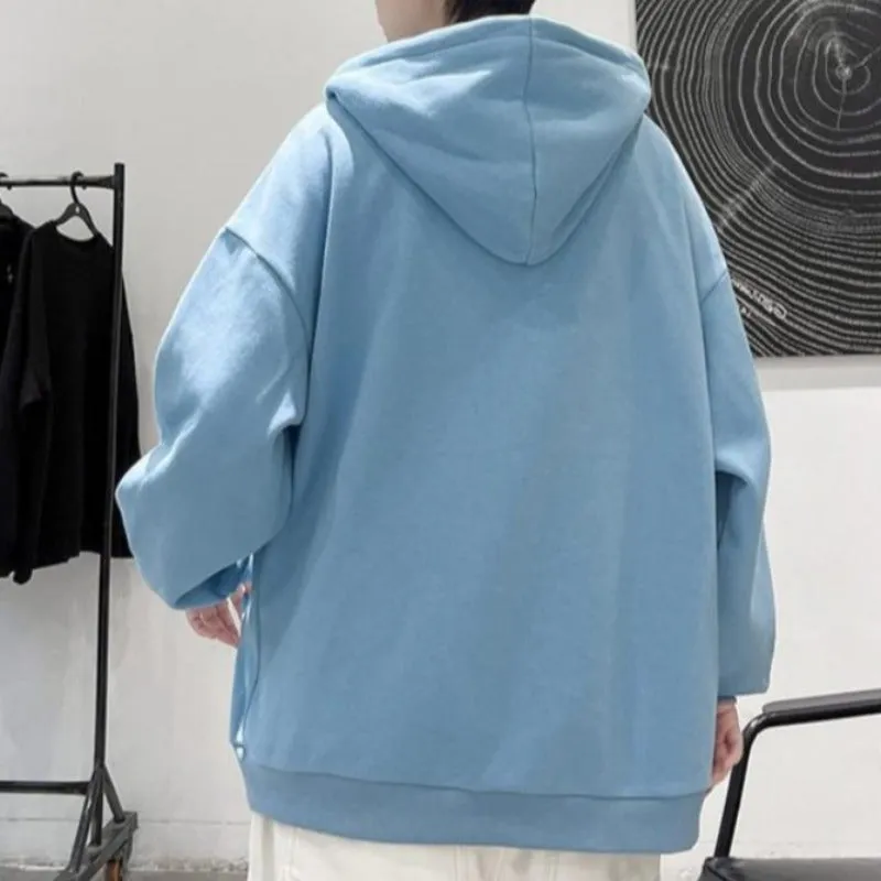 Oversized Lightweight Zip-Up Hoodie