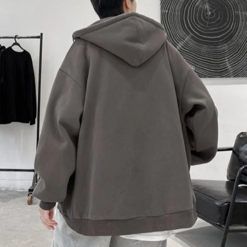 Oversized Lightweight Zip-Up Hoodie