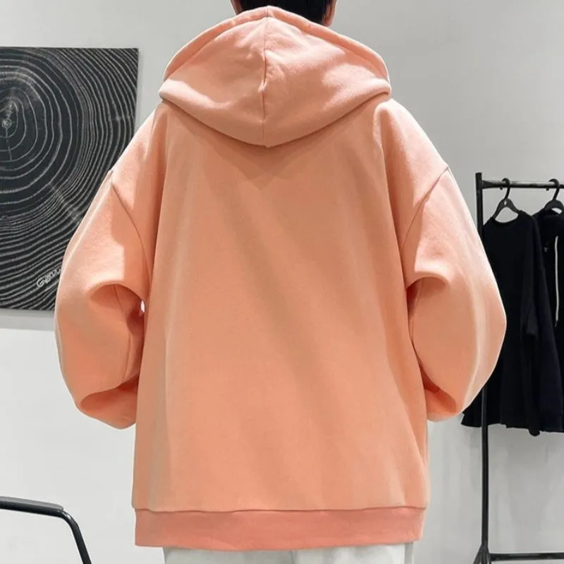 Oversized Lightweight Zip-Up Hoodie