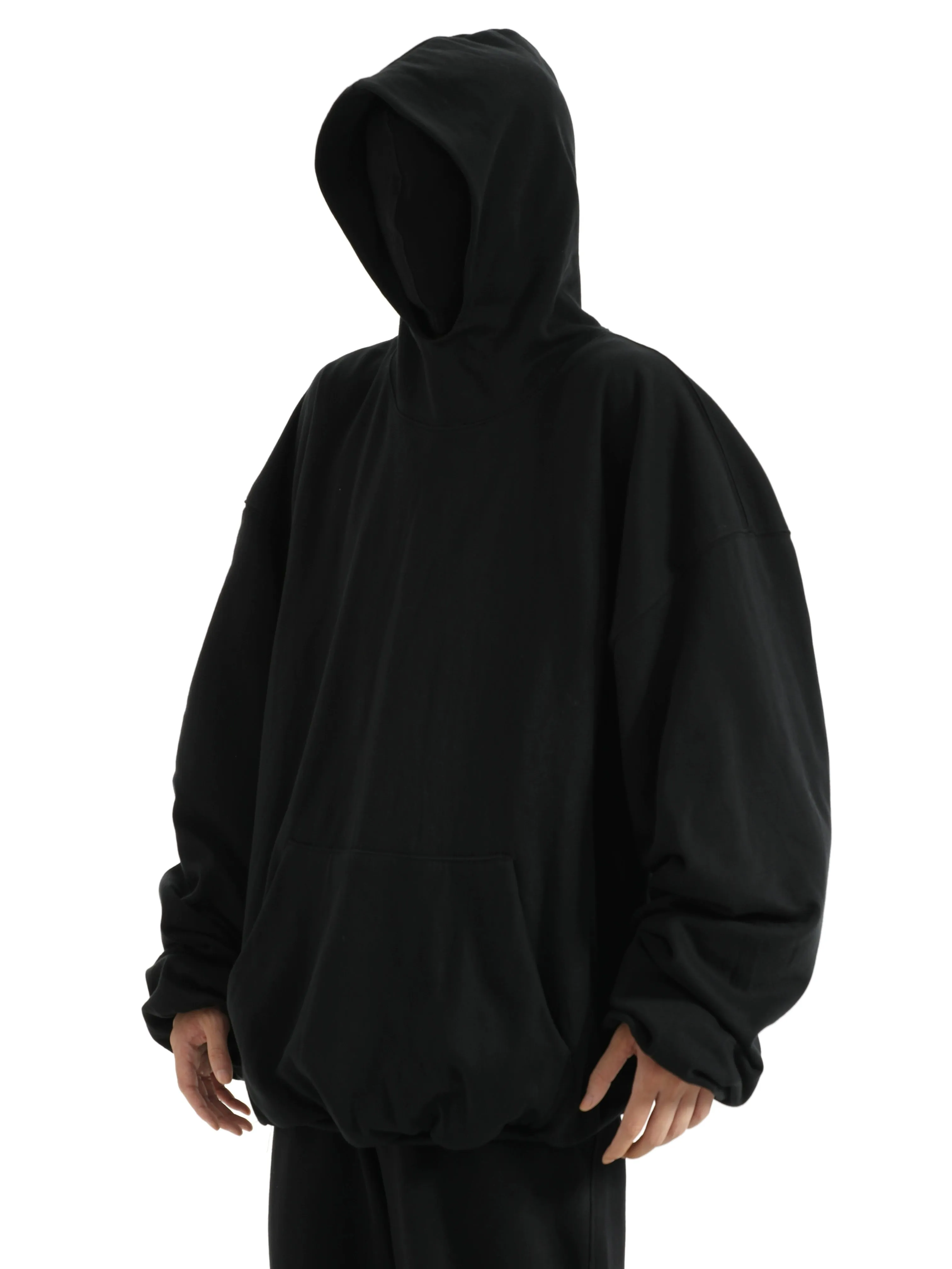 Oversized Pullover Hoodie with Kangaroo Pocket