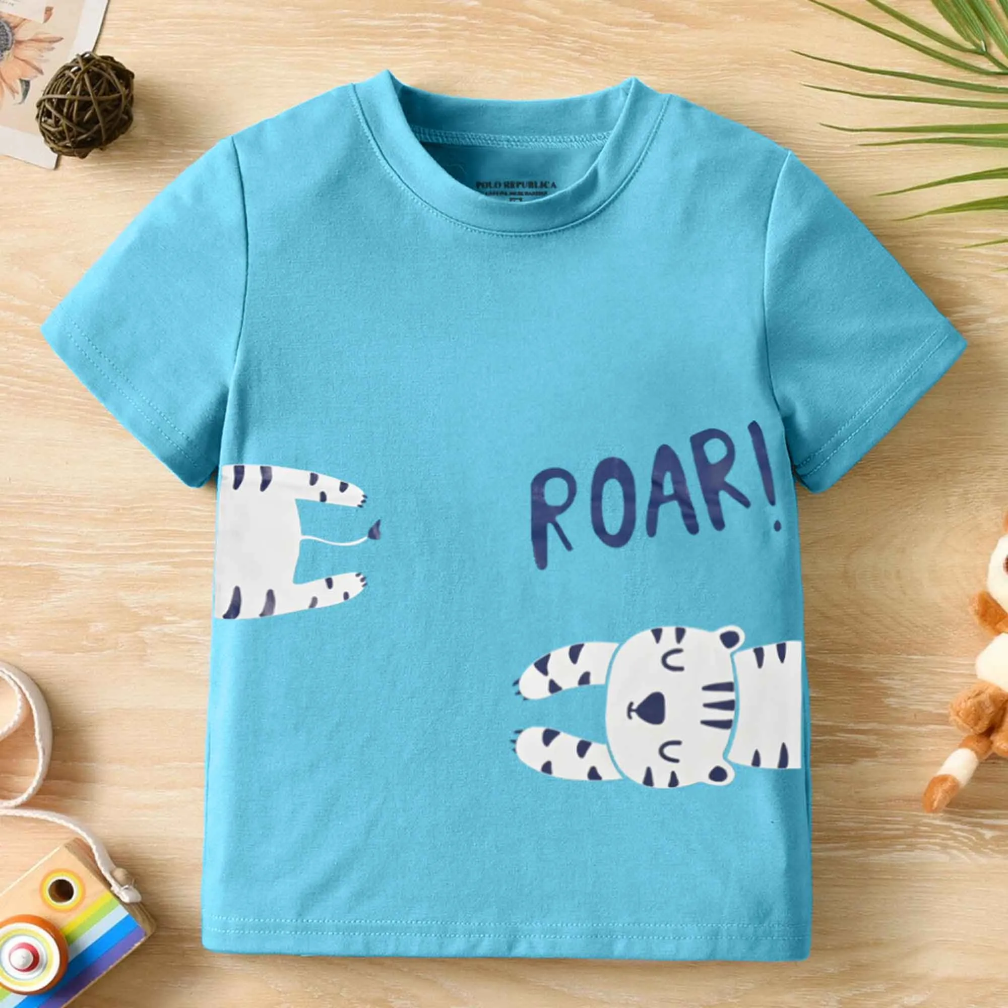 Polo Republica Boy's Roar Printed Tee Shirt