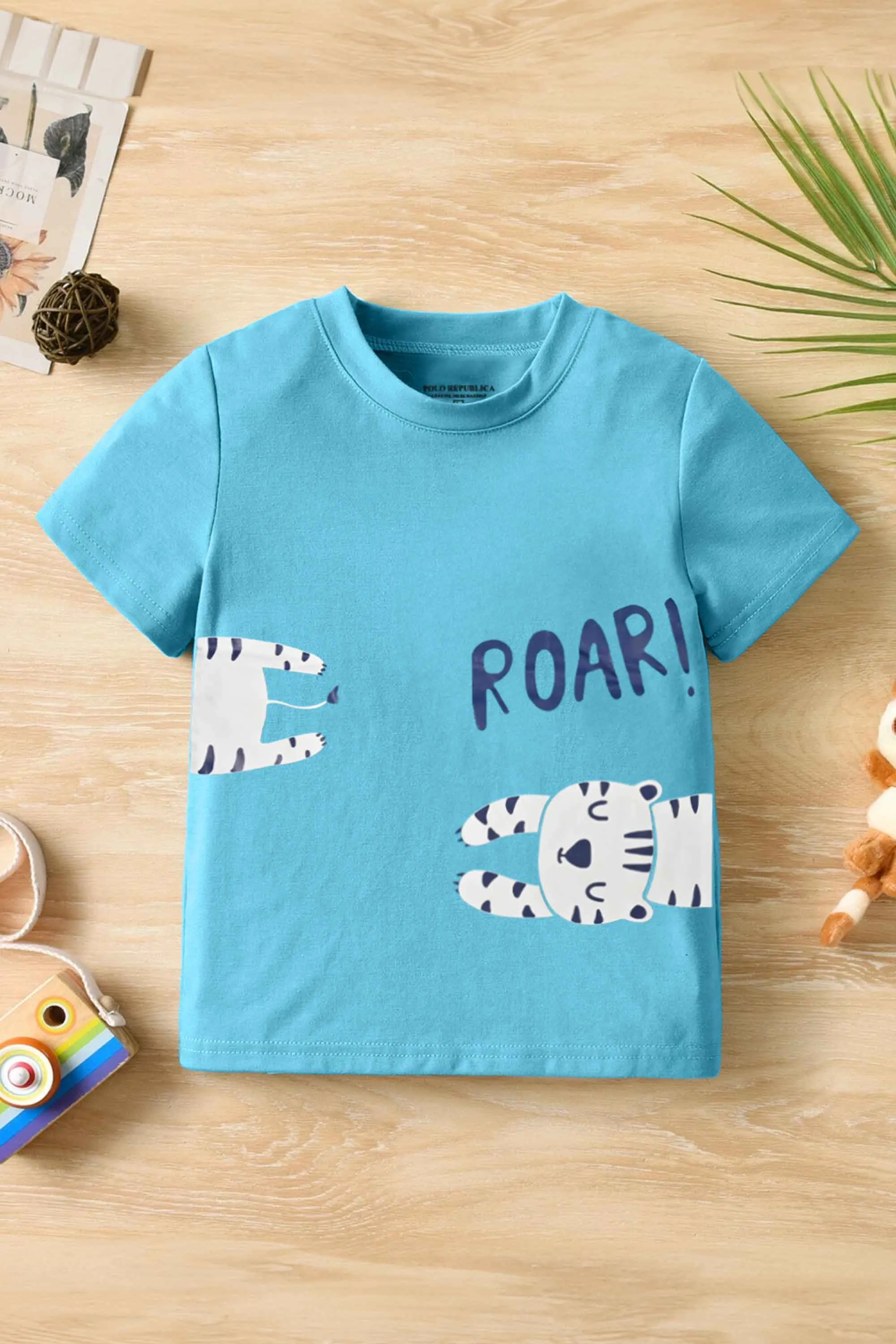 Polo Republica Boy's Roar Printed Tee Shirt