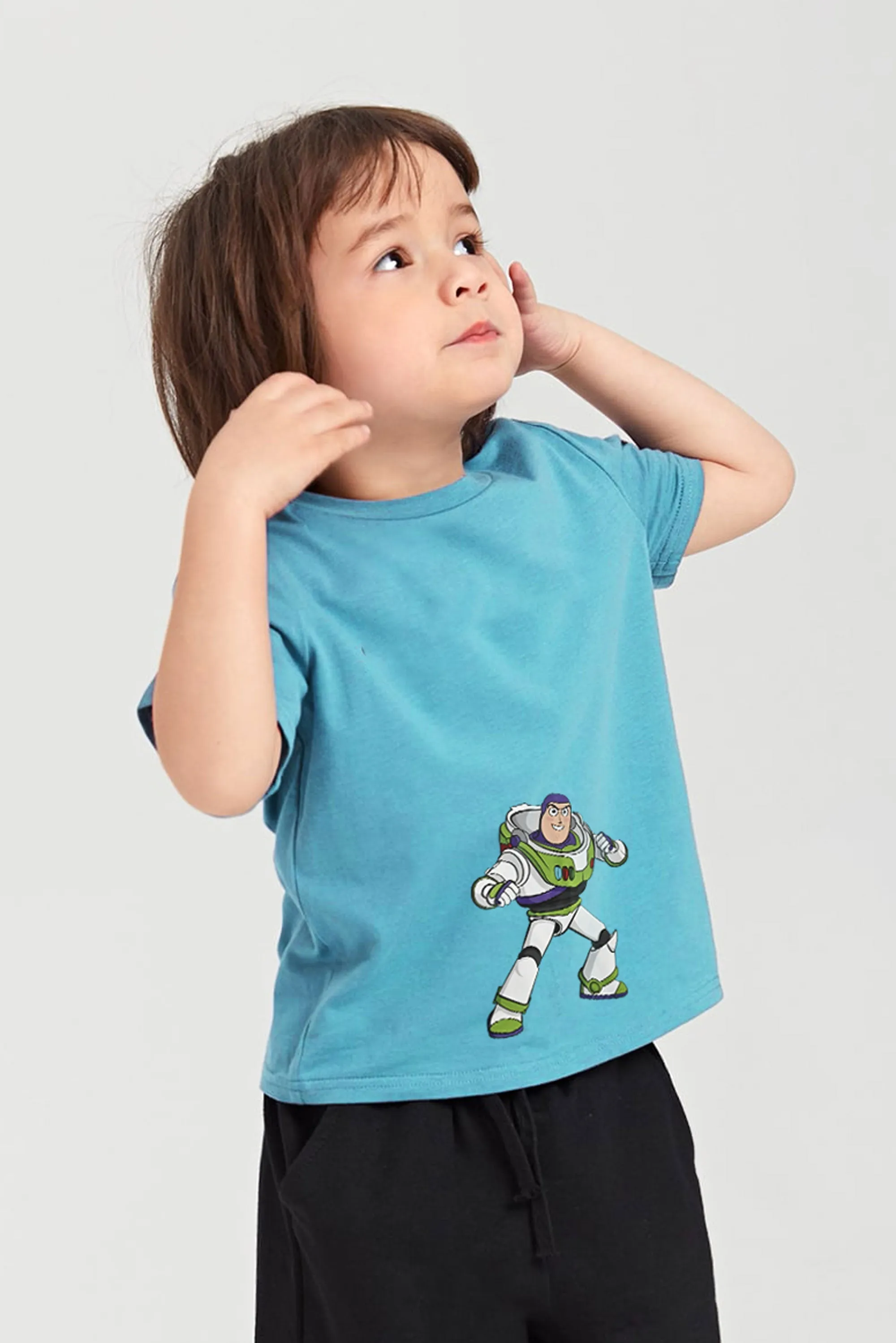 Polo Republica Boy's Superhero Buzz Lightyear Printed Tee Shirt