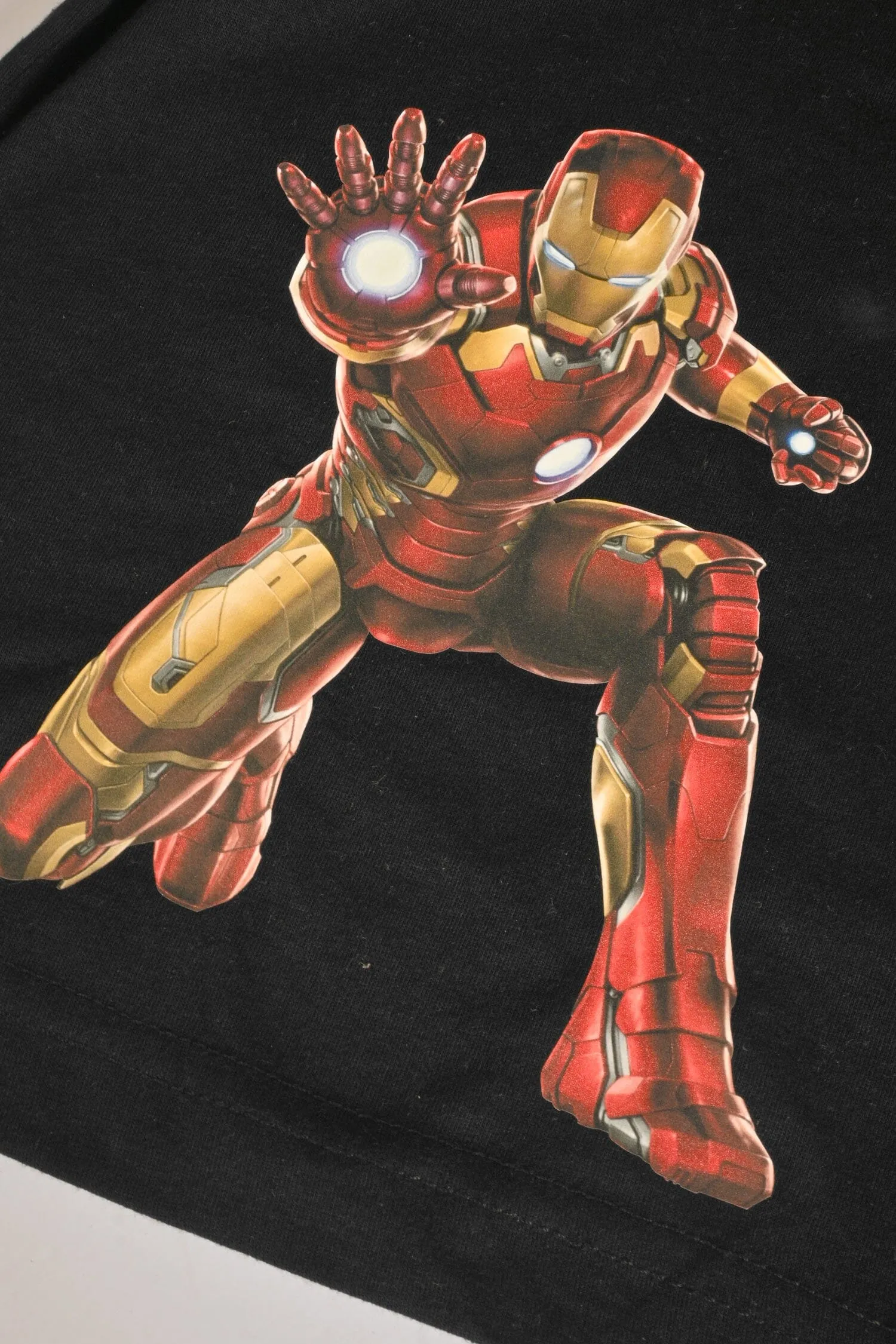 Polo Republica Boy's Superhero Iron Man Printed Tee Shirt