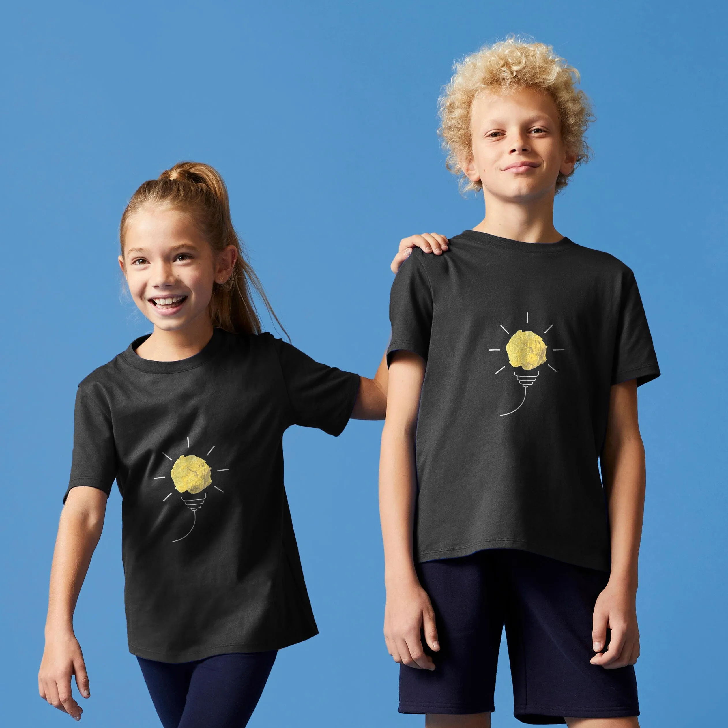 Polo Republica Kid's Help You To Glow Printed Tee Shirt