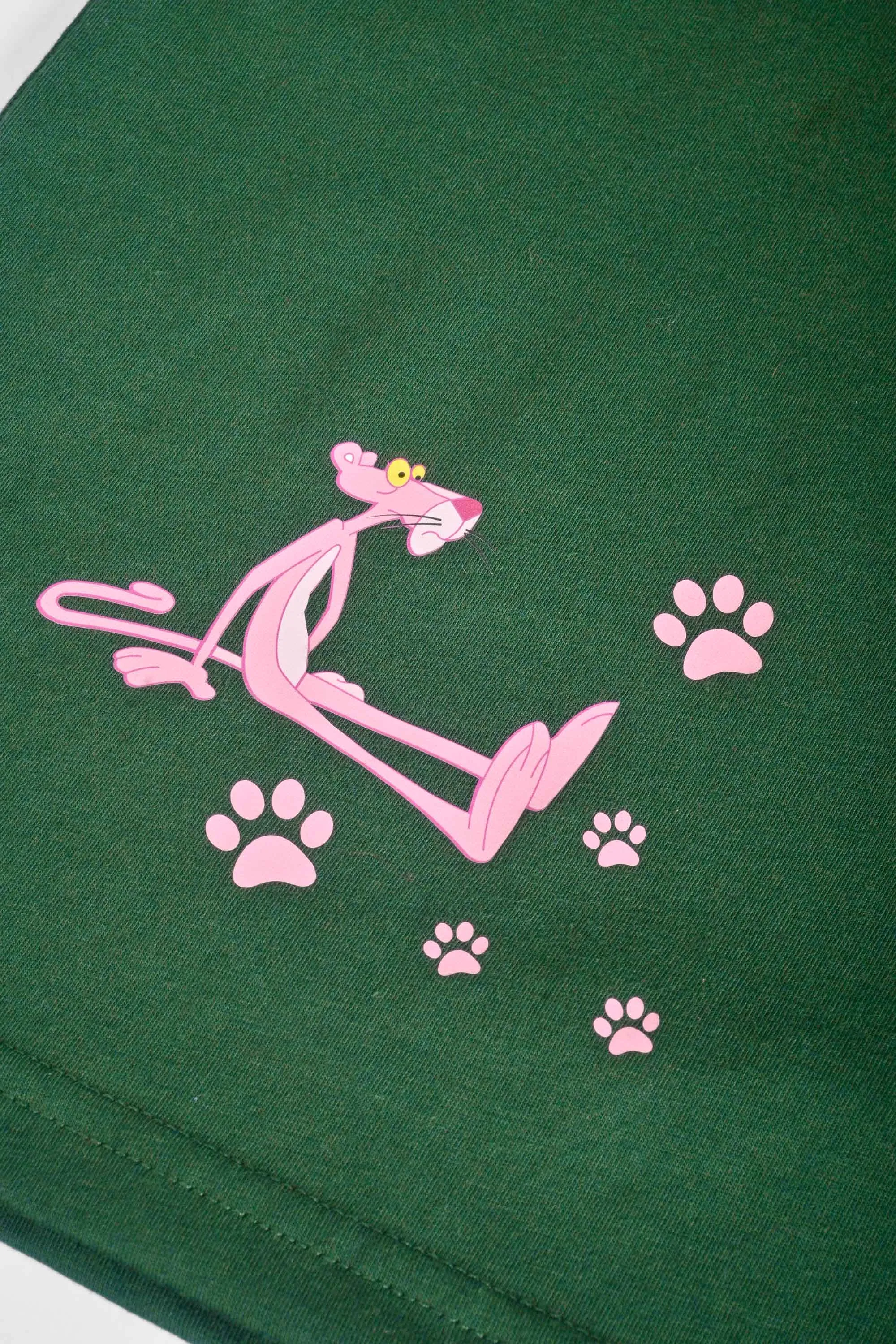 Polo Republica Kid's Pink Panther Printed Classic Tee Shirt