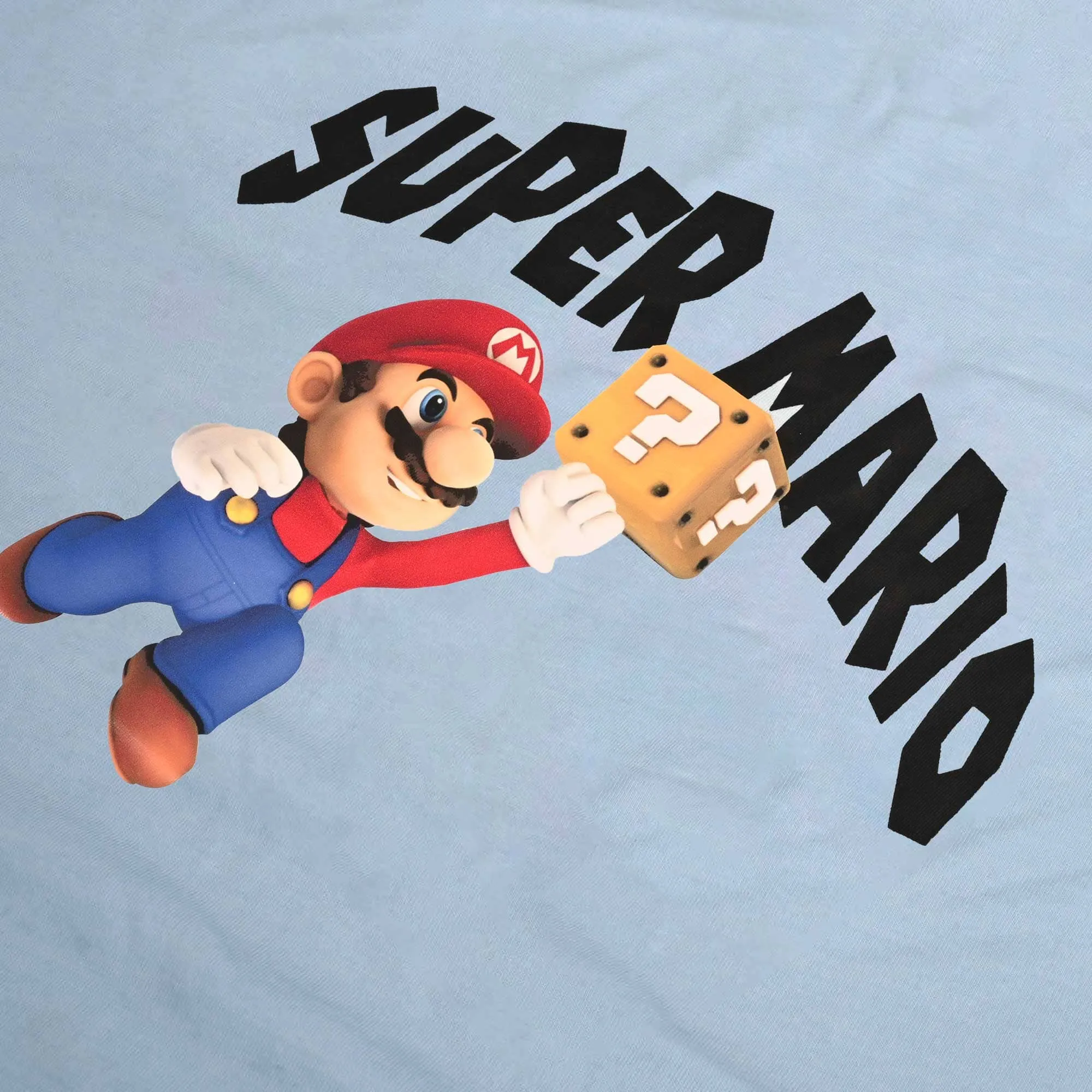 Polo Republica Men's Superhero Super Mario Printed Crew Neck Tee Shirt