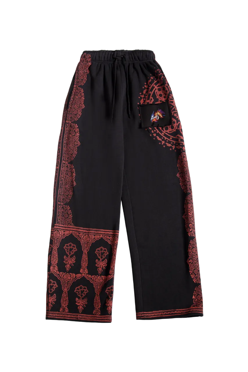 "RANGOLI" HAND BLOCK PRINTED SWEATPANTS