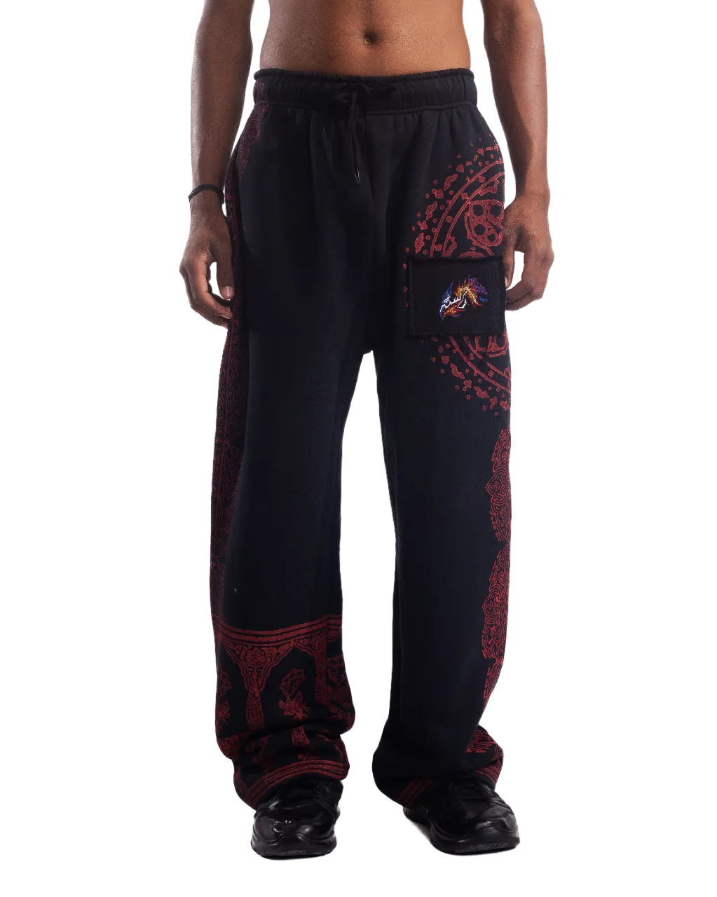 "RANGOLI" HAND BLOCK PRINTED SWEATPANTS