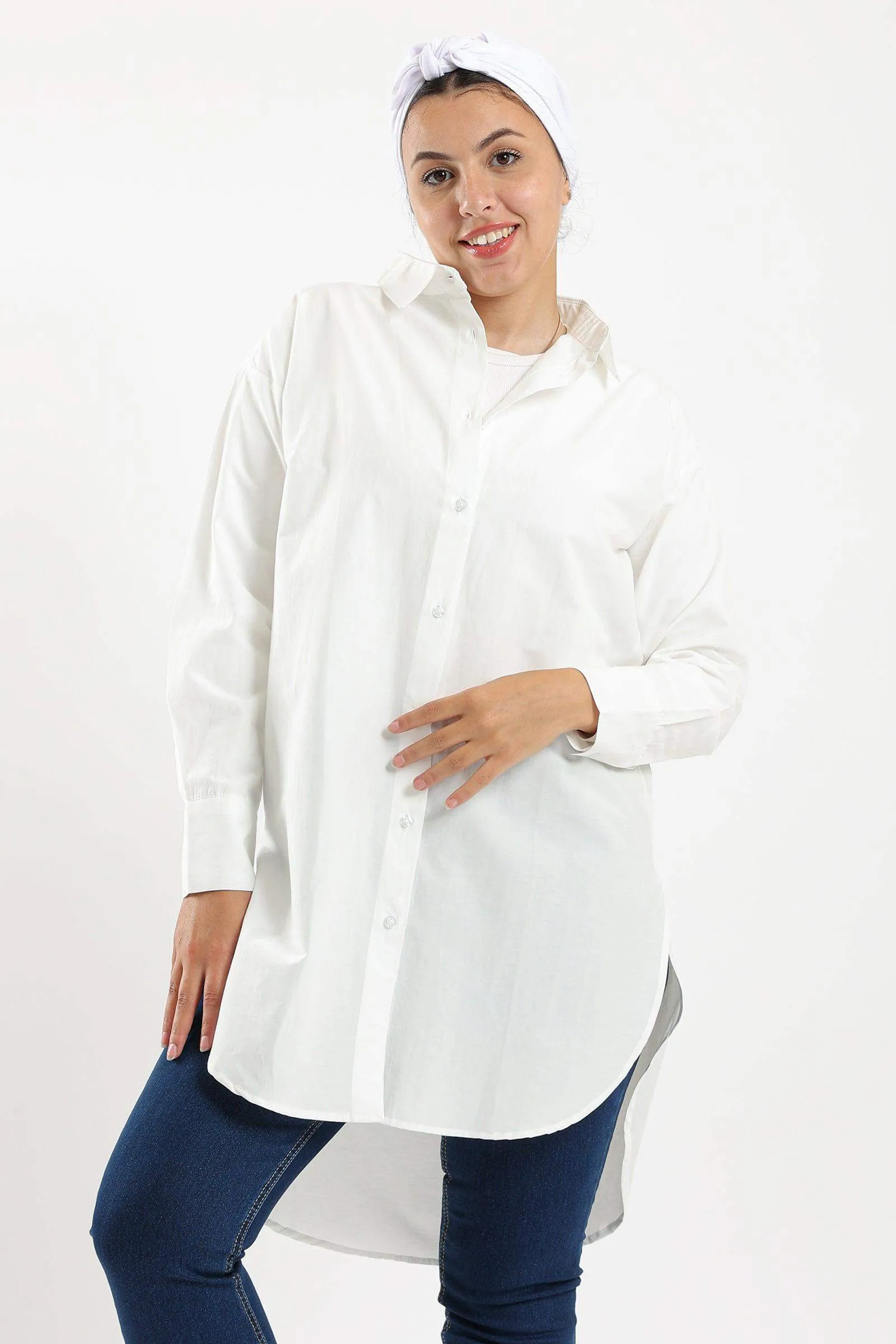 Relaxed Fit Long Shirt