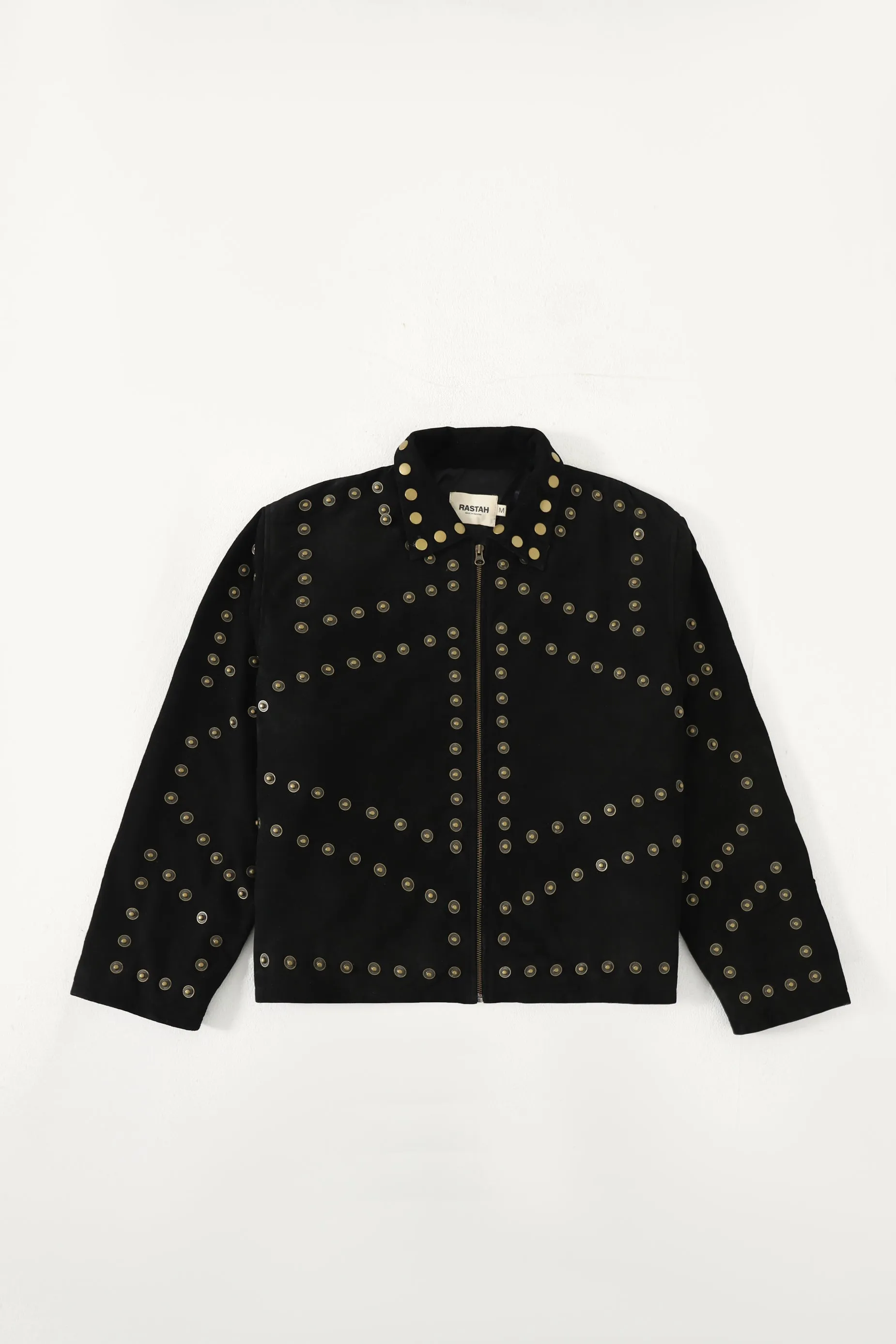 REVERSIBLE LEATHER PATCH JACKET