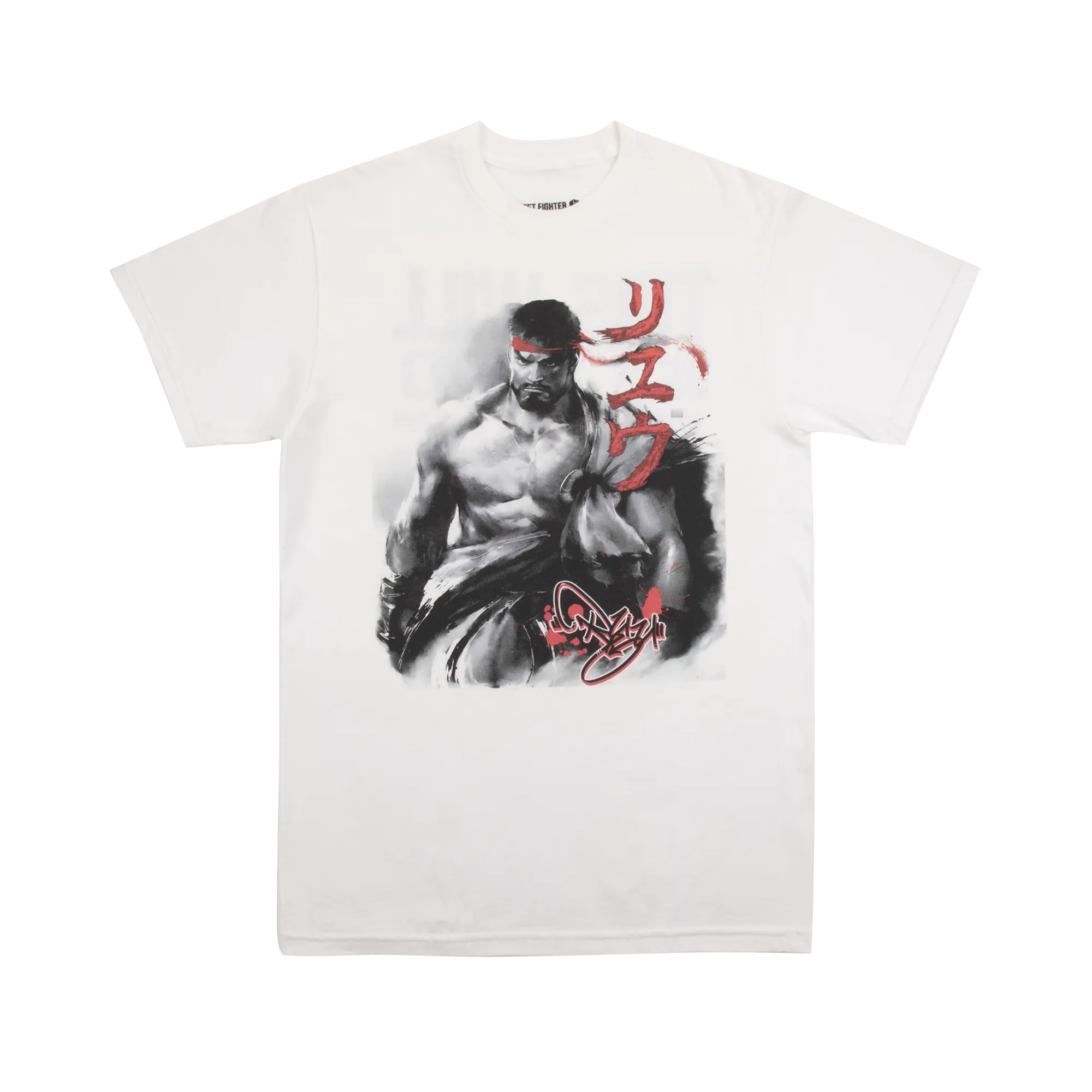 Ryu Color Splash White Tee