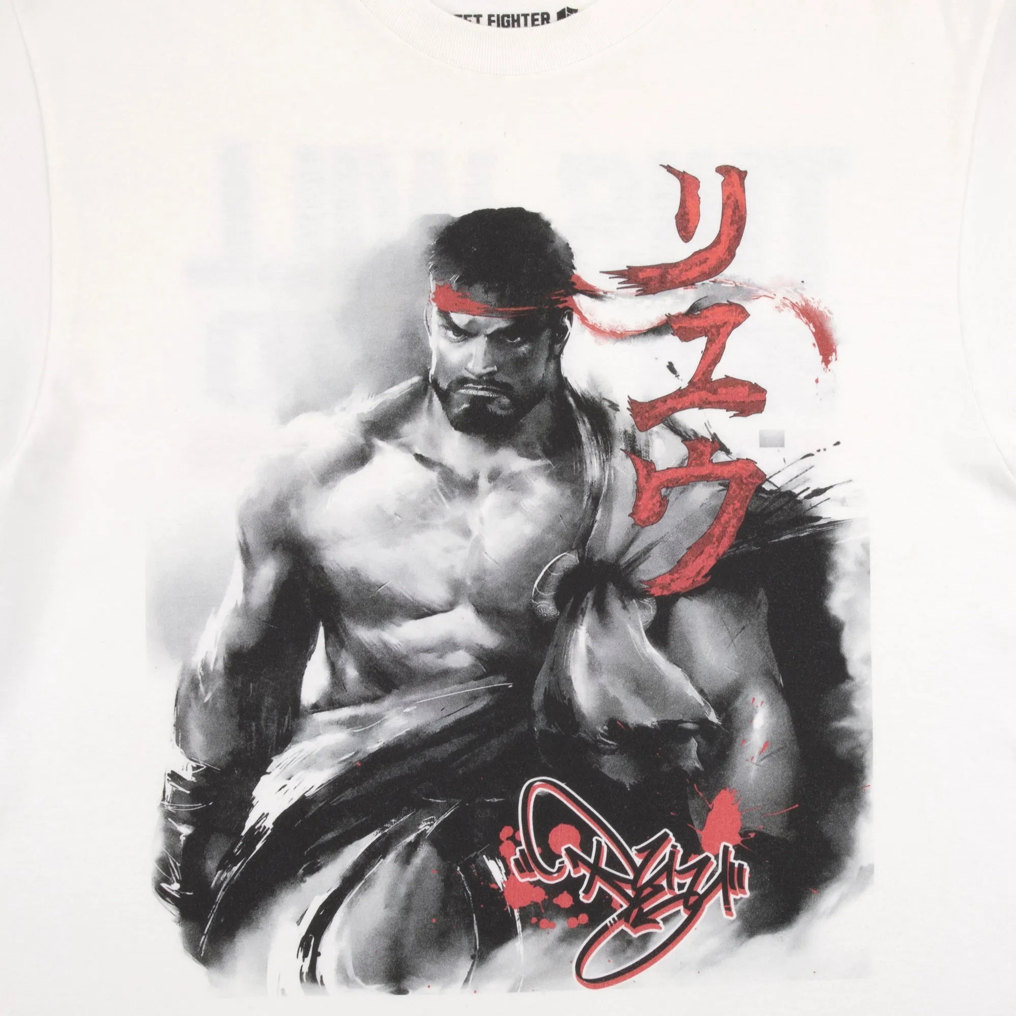 Ryu Color Splash White Tee