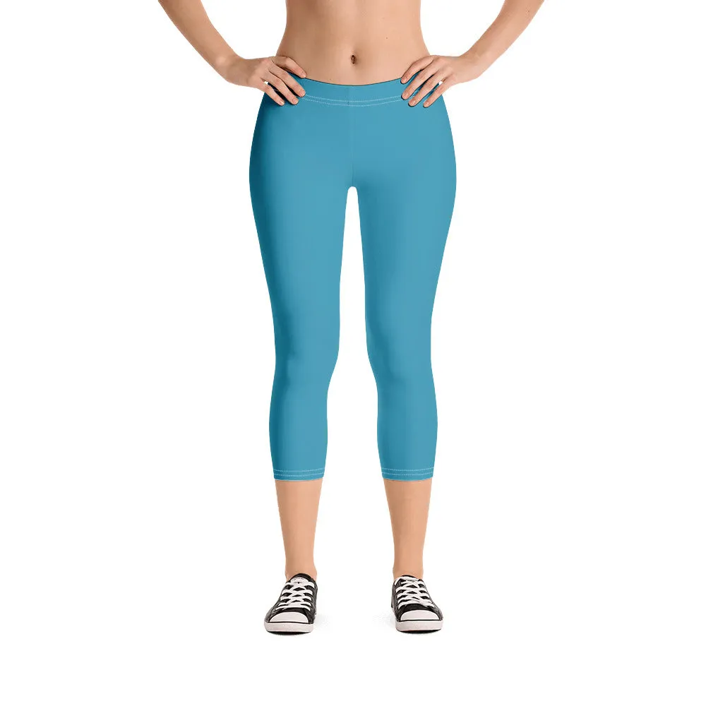 Savannahwood Teal Capri Leggings