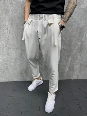 Sneakerjeans White Jogger Pant AY303