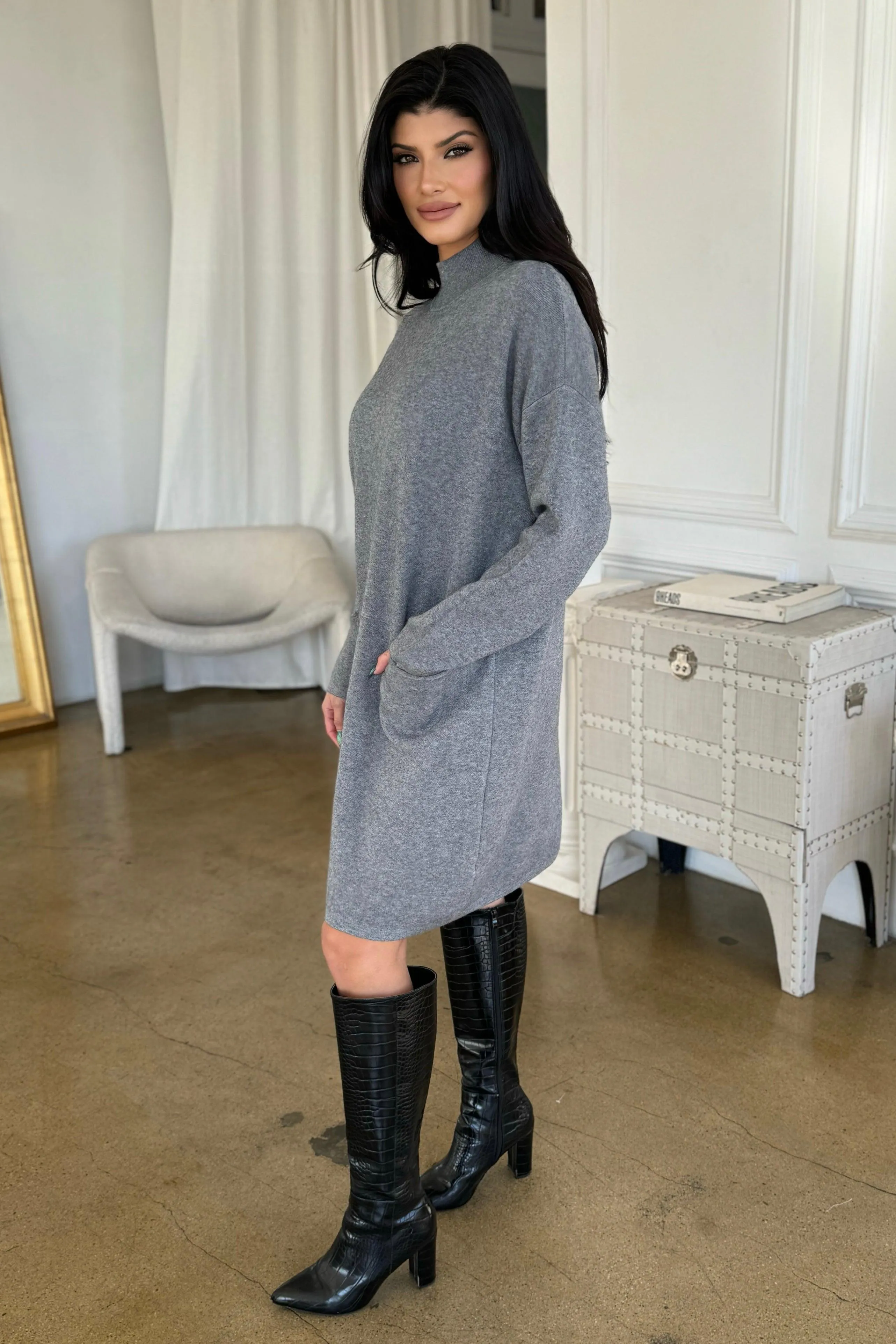 SOPHIA SWEATER DRESS