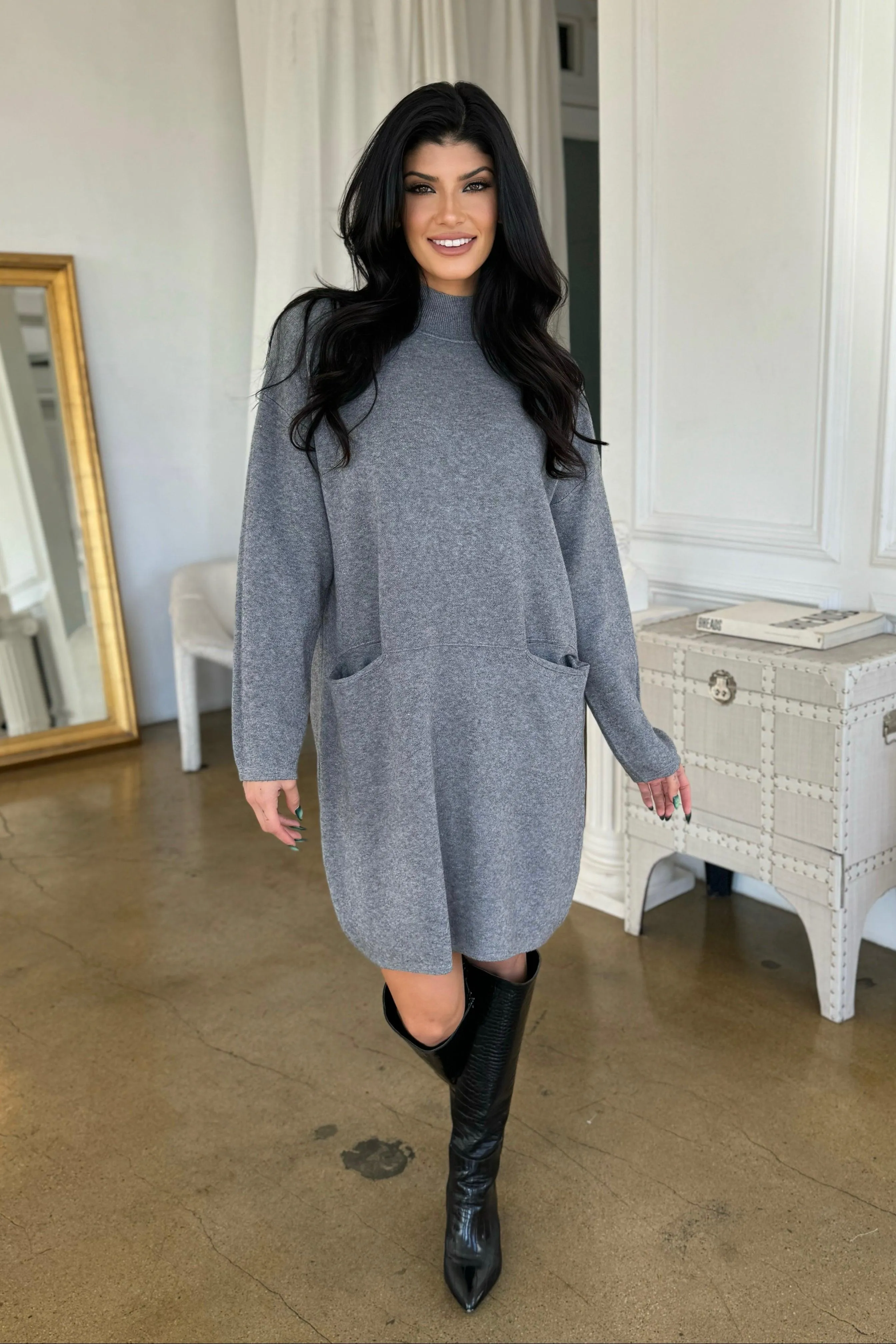 SOPHIA SWEATER DRESS