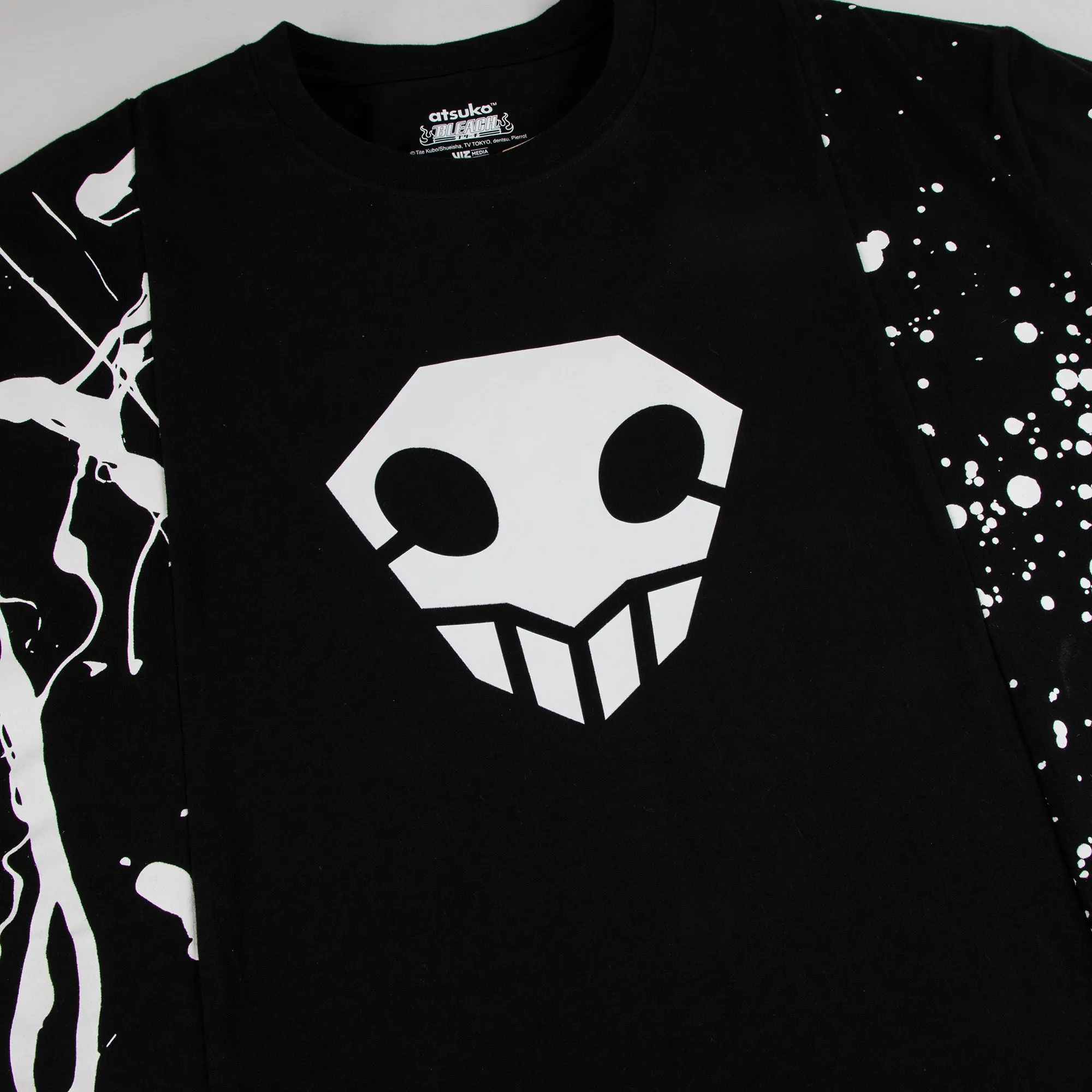 Soul Reaper Splatter Paint Black Tee