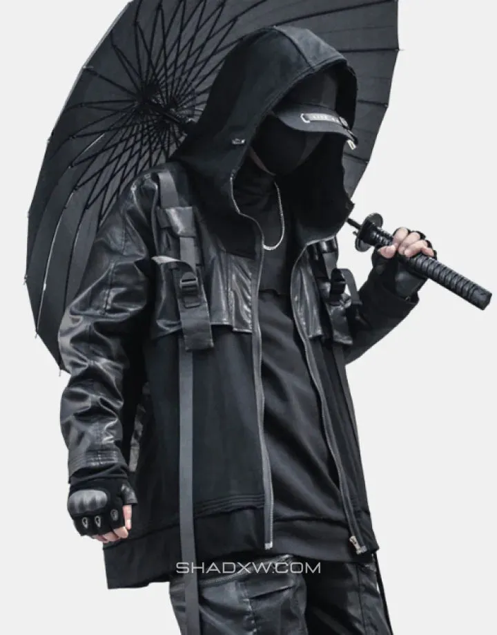 Techwear Leather Jacket