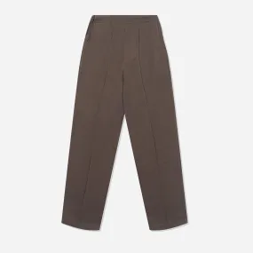 Textured Band Pant - Solid Grey