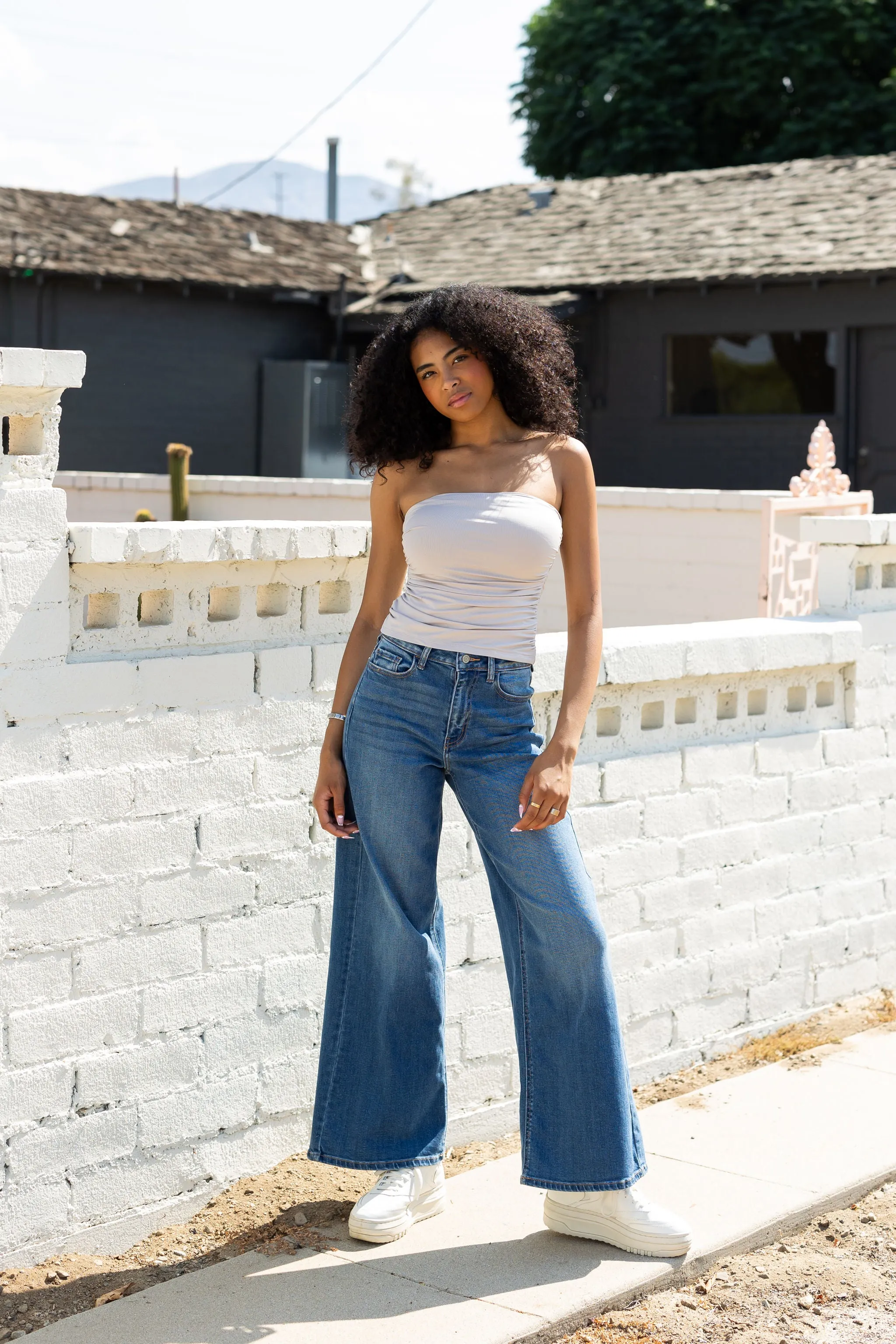 The Olivine Wide Leg Jeans by Nectar Premium Denim