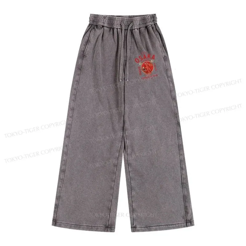 Tokyo-Tiger Drunken Octopus Japan Washed Sweatpants