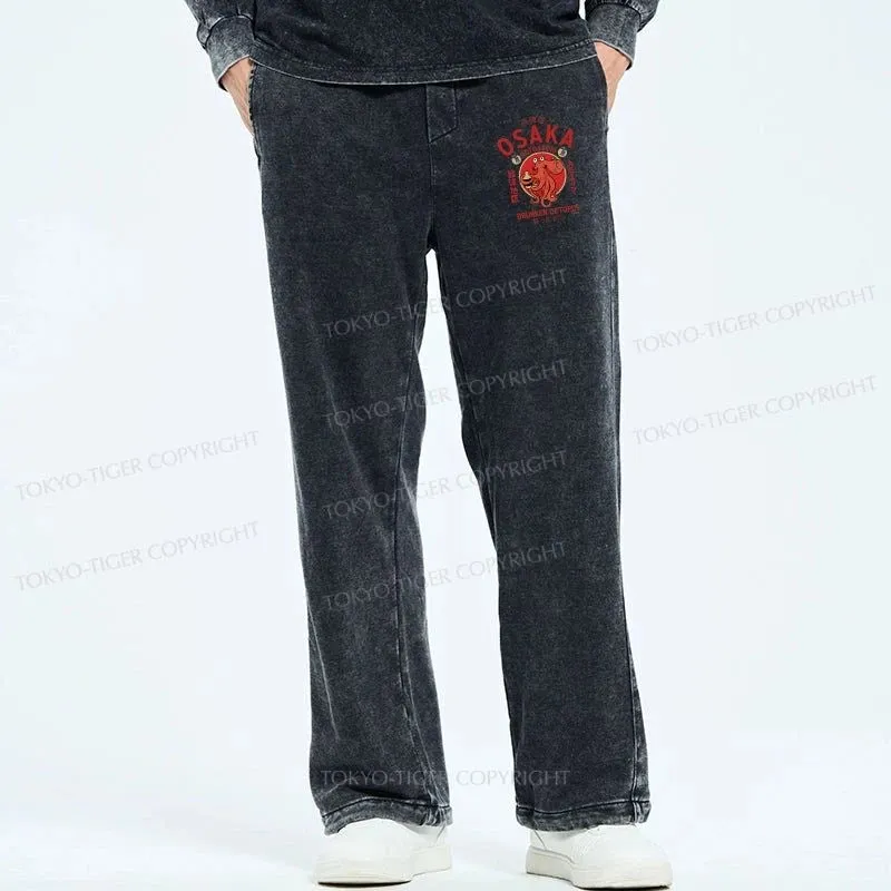 Tokyo-Tiger Drunken Octopus Japan Washed Sweatpants