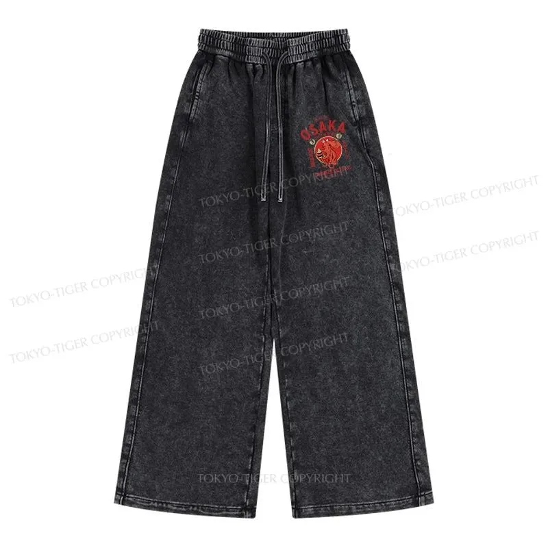 Tokyo-Tiger Drunken Octopus Japan Washed Sweatpants