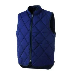 Ulisse Navy Blue Quilted Anti-Cold Vest - ROBUR