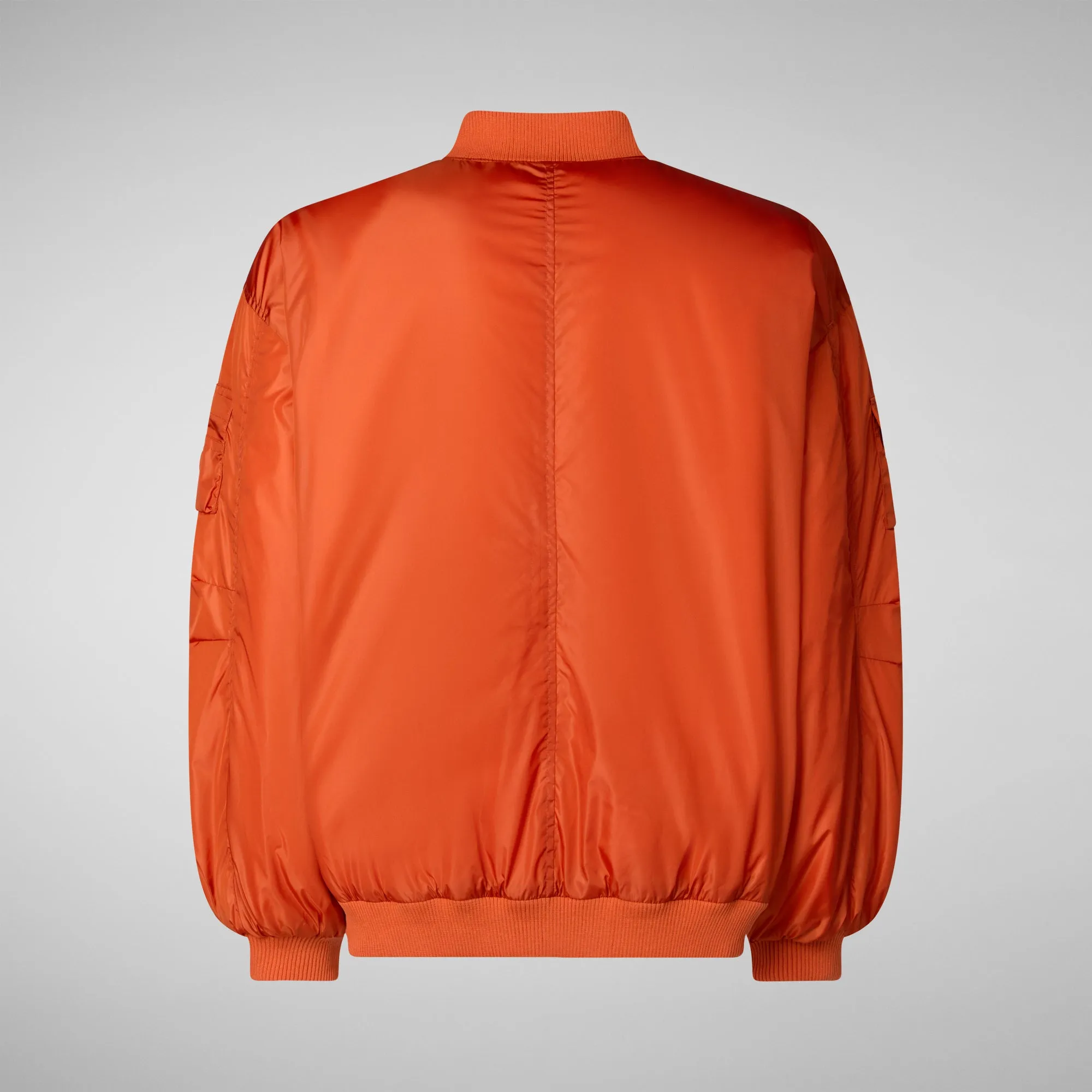 Unisex bomber jacket Usher in maple orange