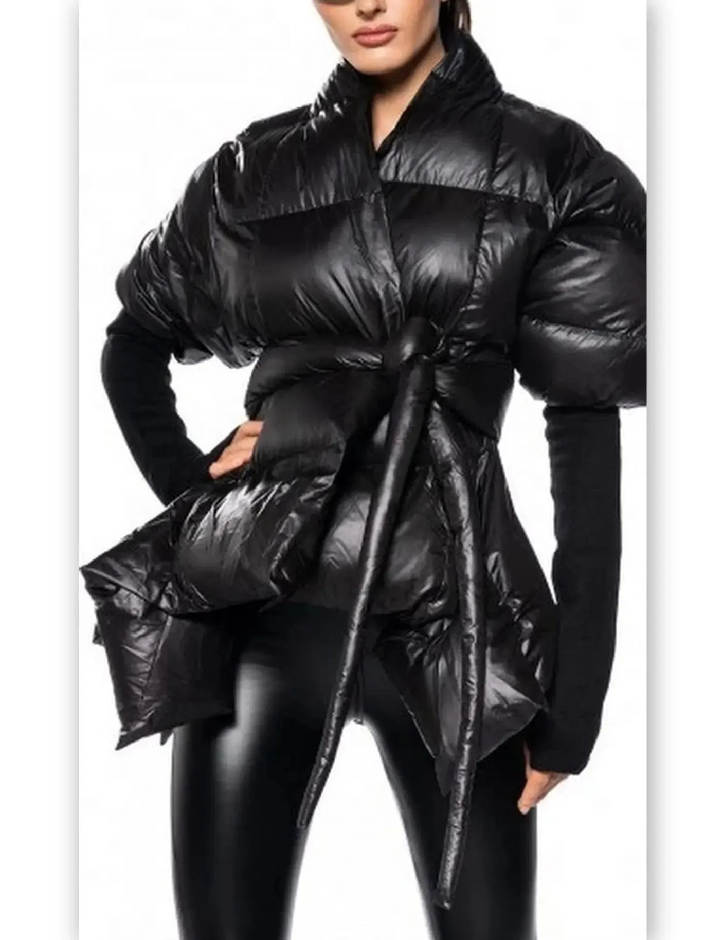 Women’s Black Batwing Duvet Down Jacket