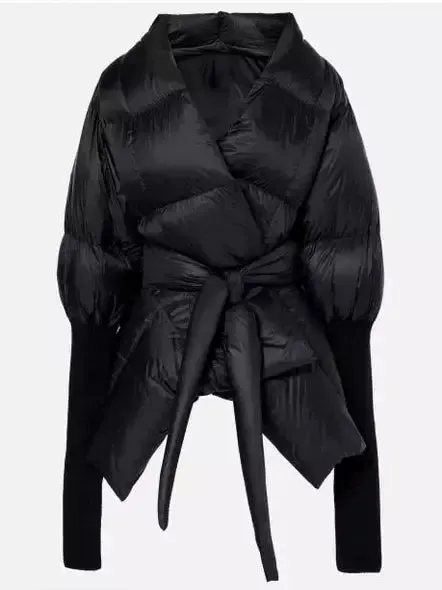 Women’s Black Batwing Duvet Down Jacket