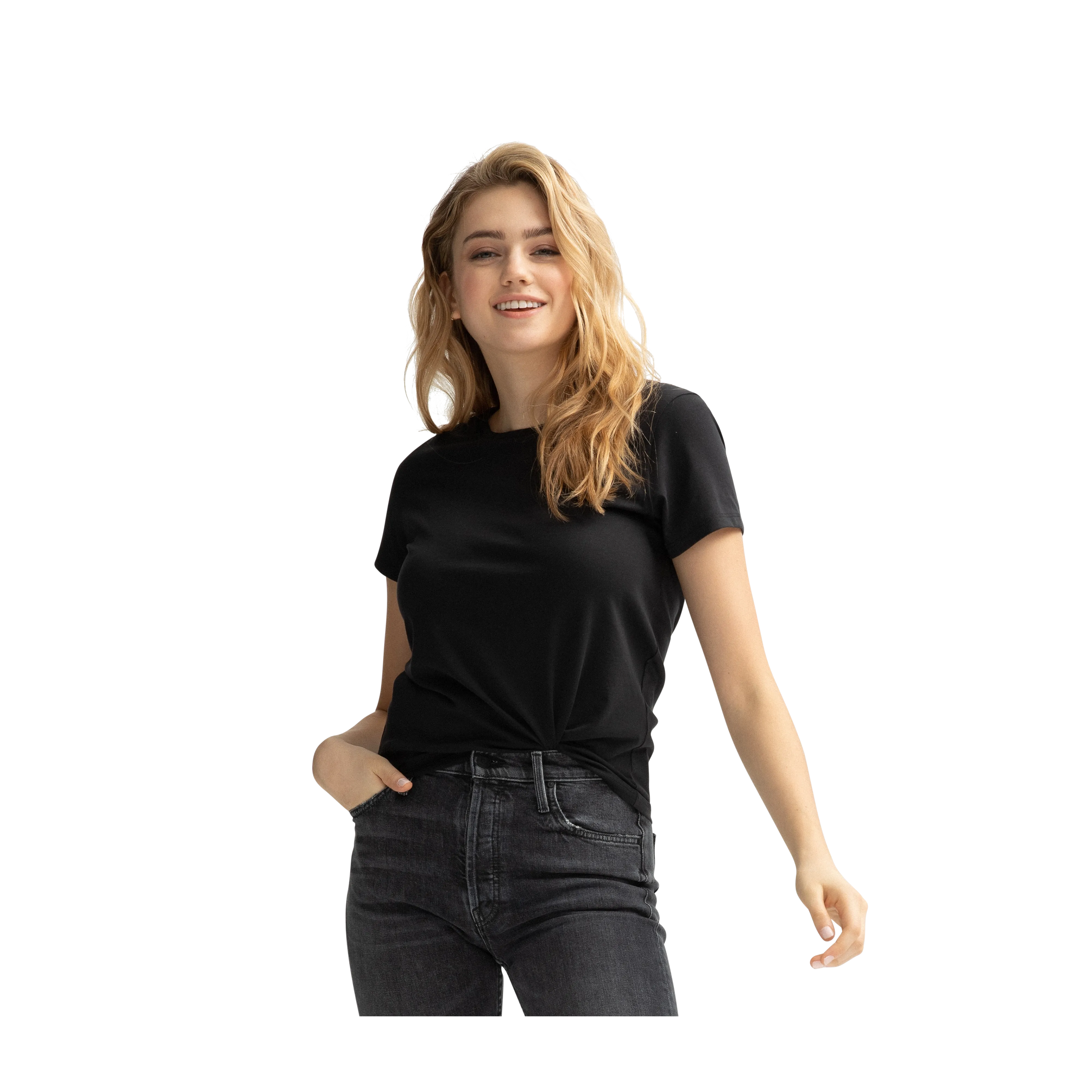 Women's Crew Neck T-Shirt & Sweatpants 4-Pack