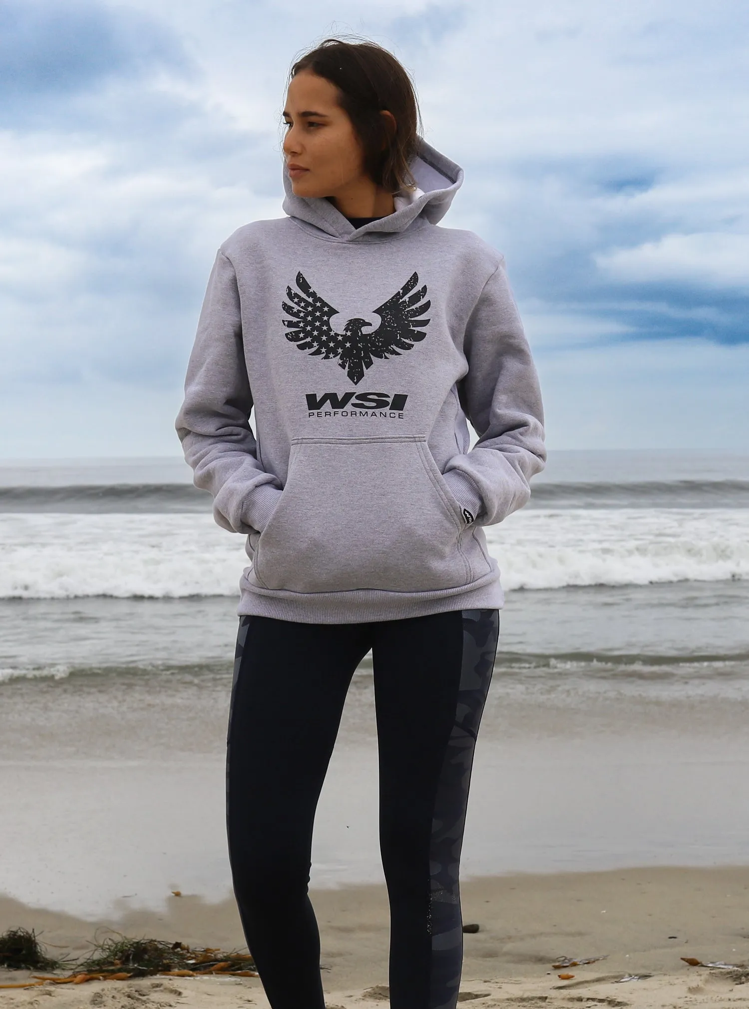 Women's Flag Heavy Weight Fleece Hoodie