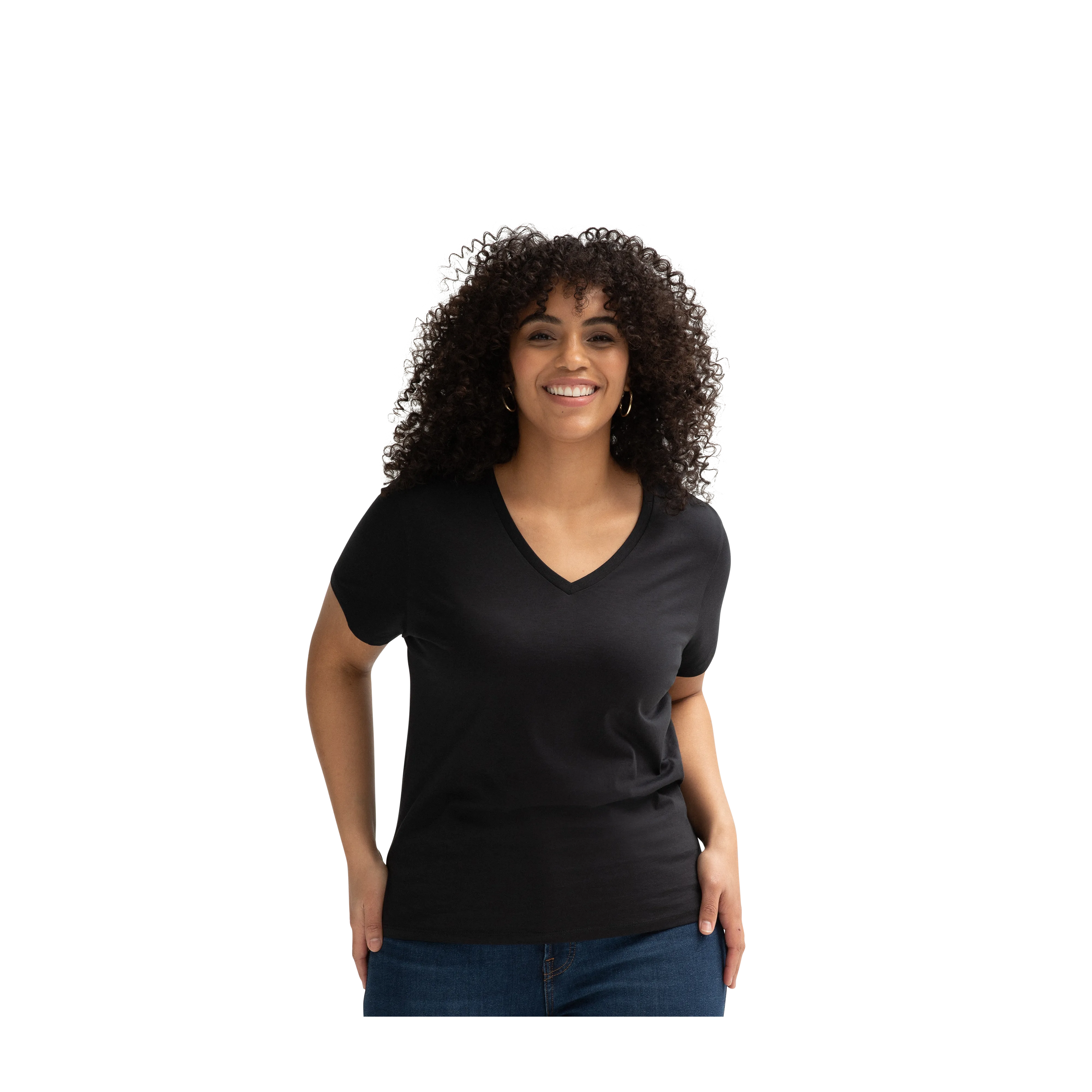 Women's V-Neck T-Shirt & Sweatpants 2-Pack