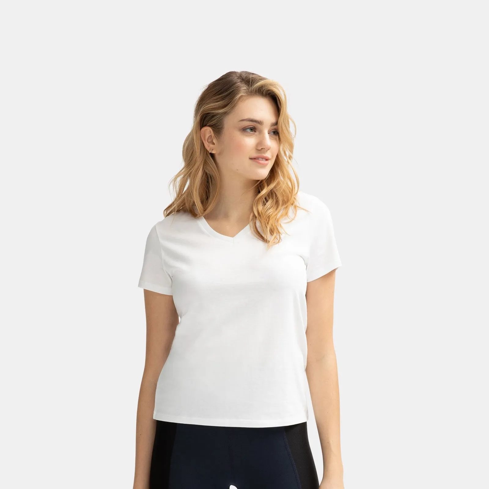 Women's V-Neck T-Shirt & Sweatpants 2-Pack