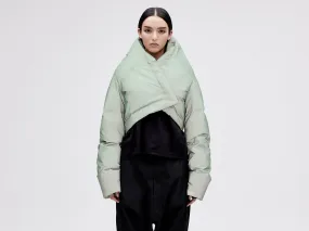 Wrap Down Jacket - Reflective Jade